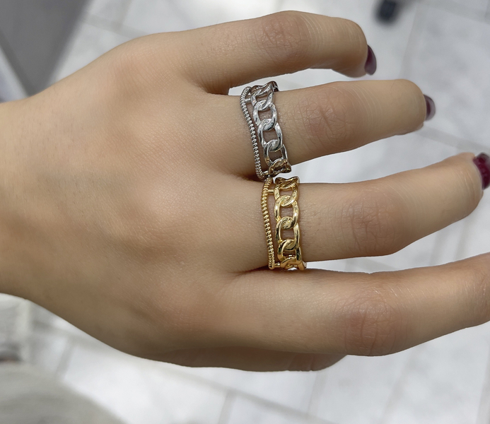خرید انگشتر کارتیه زنانه طرح طلا 