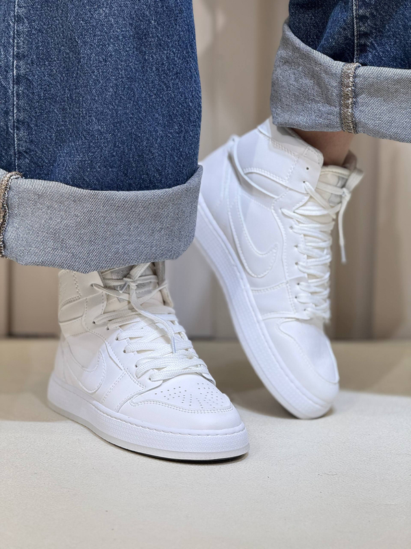 کتونی ساقدار زنانه ایر نایک جردن وان NIKE jordan 1 کد 912