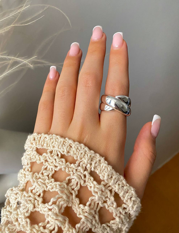 خرید انگشتر آبکاری نقره ای