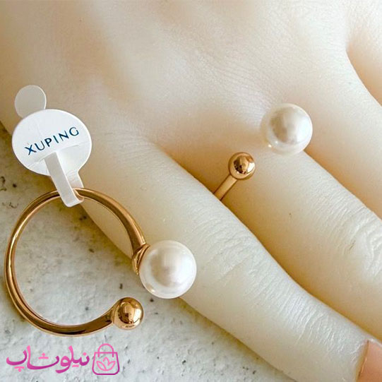 خرید انگشتر زنانه ژوپینگ مدل مروارید