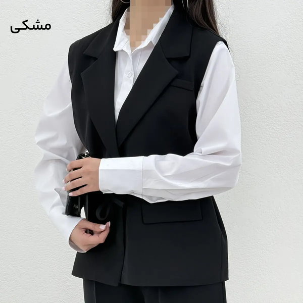 وست زنانه کرپ با طراحی شیک و جذاب