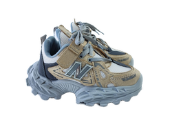 کفش بچگانه برند نیوبالانس newbalance کرم طوسی