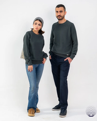 پلیور بافت سبز تیره یونیسکس Jack & Jones