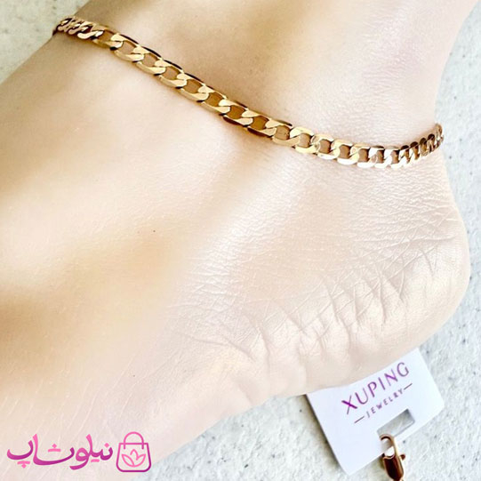 خرید  پابند زنانه ژوپینگ مدل کارتیه طلایی رنگ 