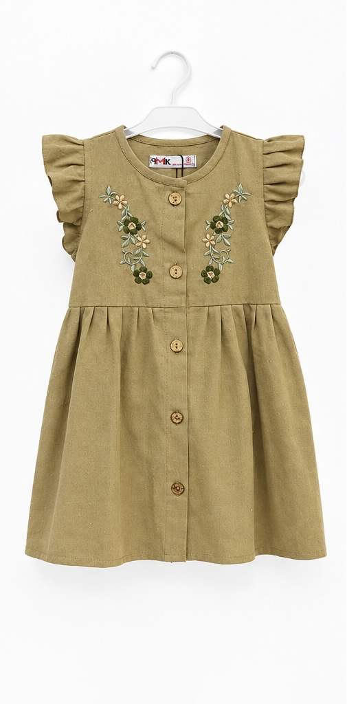 پیراهن دخترانه مدل گلدوزی