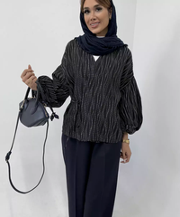 كيمونو ژاكارد كد SV002 برند ردا