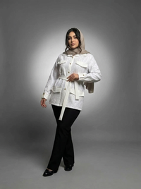 خرید کت مجلسی زنانه گیپور قد ۷۰
