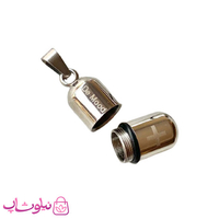 گردنبند کپسول عشق استیل نقره ای کد 270