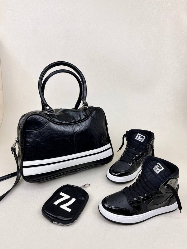 کتونی ساقدار زنانه نایک جردن 1 nike jordan1 کد 912