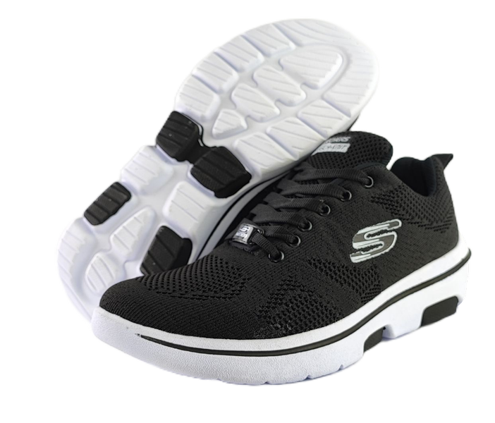 کفش اسپرت و روزمره مردانه برند اسکچرز مدل رامیرو Skechers مشکی سفید کد 150