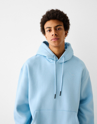 هودی آبی آسمانی Bershka