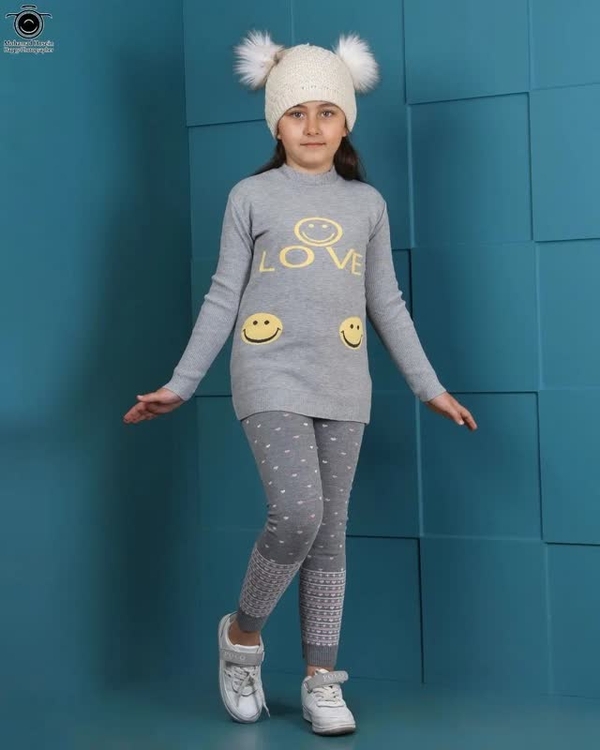 لگ بافت طرح دار دخترانه