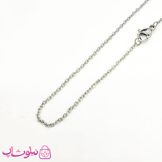 خرید زنجیر استیل مدل دیپلمات نقره ای رنگ - در سه سایز مختلف