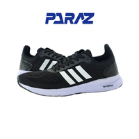 خرید کفش اسپرت و رانینگ مردانه بزرگ‌پا برند آدیداس Adidas مدل فالکون مشکی 