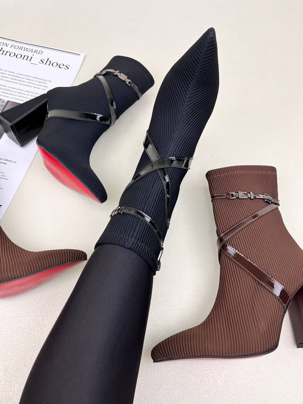 نیم بوت پاشنه دار زنانه کبریتی بغل رکابدار زارا ZARA کد : 1699 دختر طهرونی کد 681
