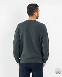 پلیور بافت سبز تیره یونیسکس Jack & Jones