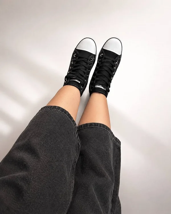 کفش کانورس All Star Chuck Taylor ساقدار مشکی