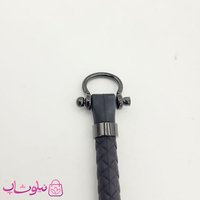 دستبند امگا رابر مشکی قفل مشکی مردانه زنانه کیفیت مستر کد 1400