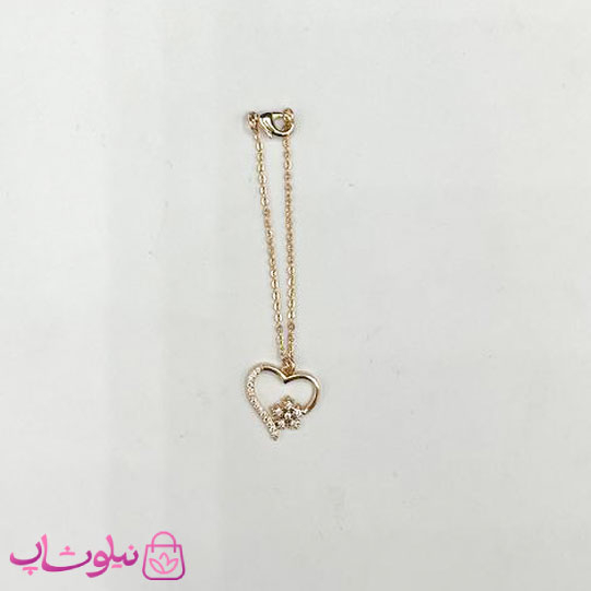 خرید  آویز ساعت زنانه ysx طرح قلب برفی نگینی 