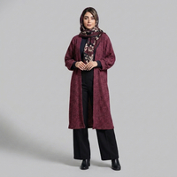 مانتو زنانه موهر بیسکویتی پاییزی کد 85