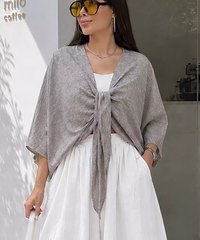 شوميز گره اي كد  SV100/SANDO برند ردا