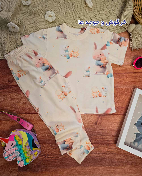 ست تیشرت شلوار راحتی بچگانه