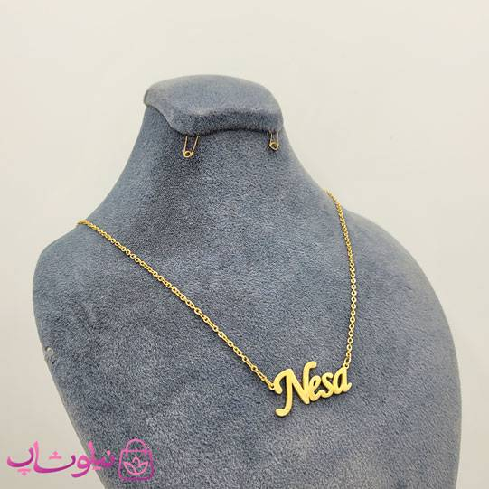 خرید گردنبند اسم نسا Nesa انگلیسی