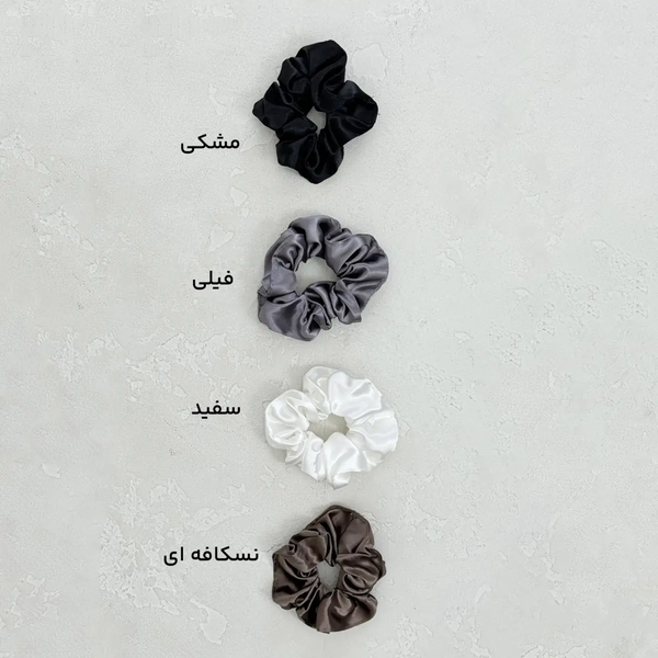 کش موی رنگی ساتن