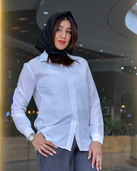 شومیز زنانه بیسیک رنگ سفید 7176