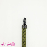 دستبند امگا کنفی مردانه سبز قفل مشکی کیفیت مستر کد 1100