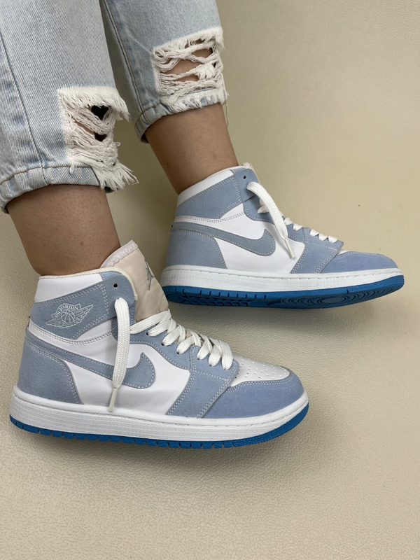کتونی ساقدار زنانه نایک جردن 1 nike jordan1 کد 912