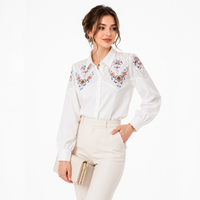 شومیز زنانه گلدوزی وارداتی کد 361