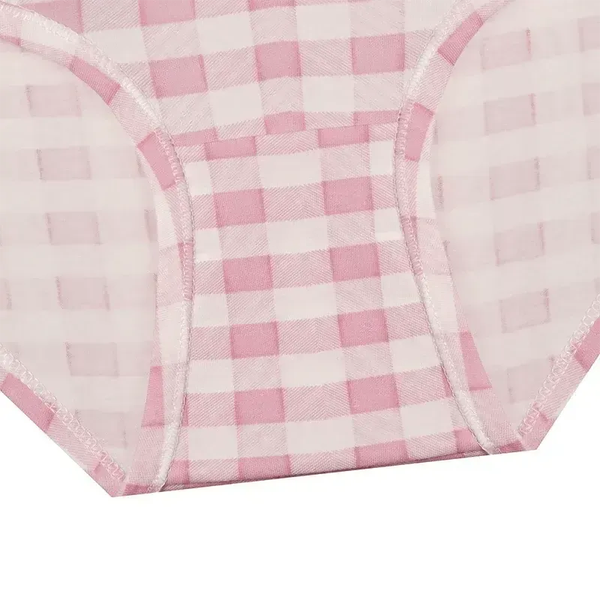 شورت زنانه اسلیپ نخی طرح ستاره دریایی چهارخونه سایز 2XL برند MRB
