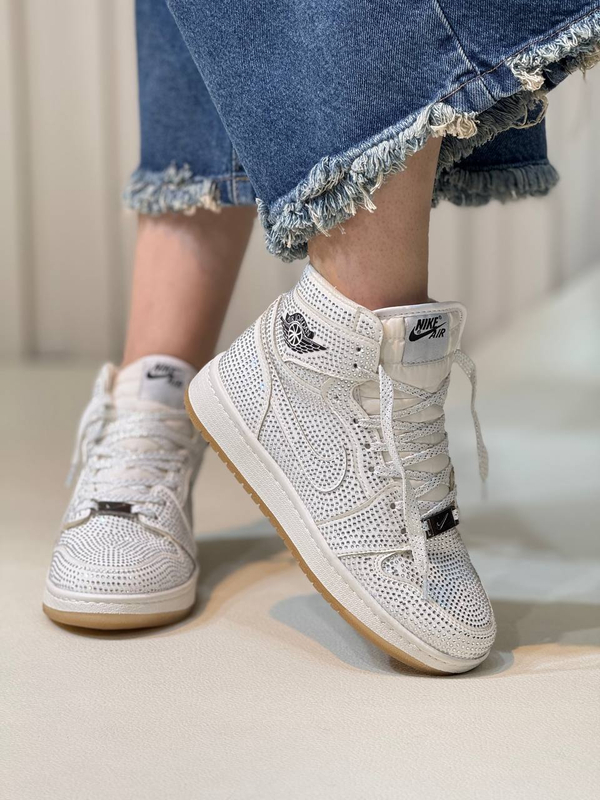 کتونی ونس ساقدار زنانه نایکی جردن 1 فول نگین nike jordan 1 کد 1264