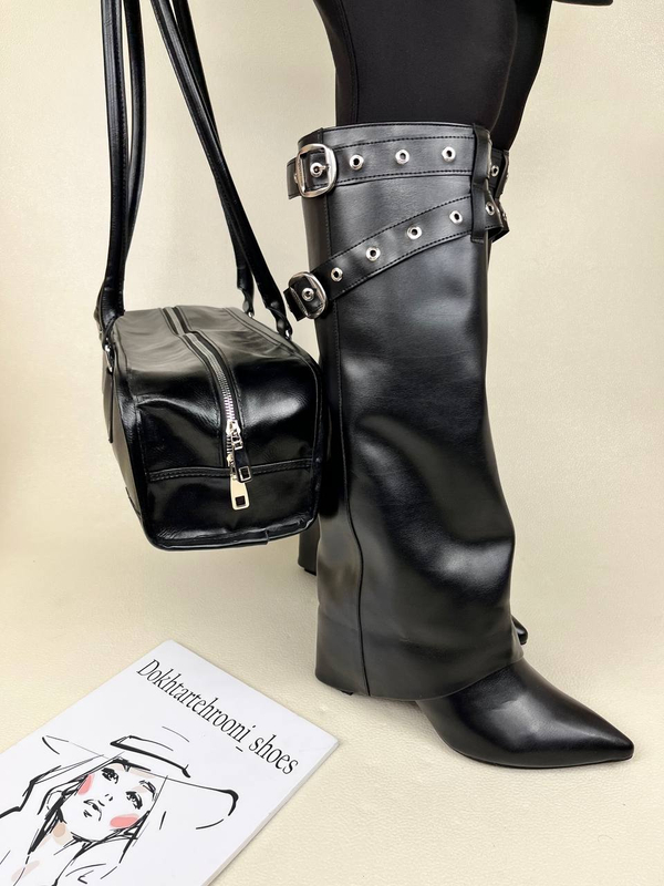 بوت زنانه ژیوانشی پاشنه دار GIVENCHY کد 1722 دختر طهرونی