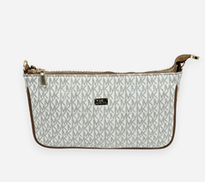 کیف دخترانه دوشی  مایکل کورس چرم سفید Michael Kors