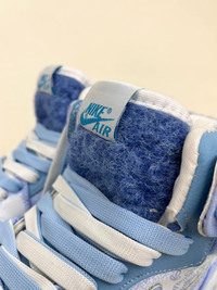 کتونی ونس ساقدار زنانه ایر جردن وان فامیلا بلو  NIKE AIR JORDAN 1 کد 912 دختر طهرونی
