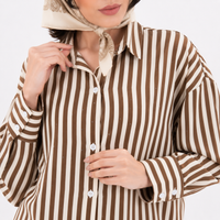 شومیز زنانه نخ کتان نگین دار وارداتی