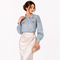 شومیز زنانه گلدوزی وارداتی کد 361