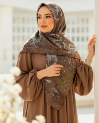 روسری نخی قواره 110 سانتیمتر