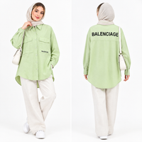 شومیز زنانه کتان وارداتی کد 355