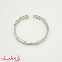 دستبند زنانه مردانه مدل کارتیه لاو نقره ای کد 259