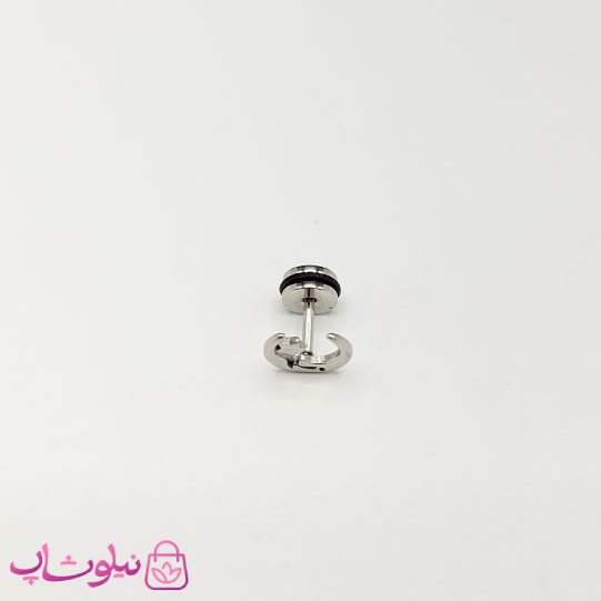پیرسینگ گوش استیل مدل ماه و ستاره کد 100