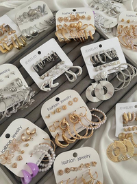 خرید پک اقتصادی گوشواره مدل قلب 