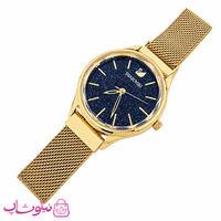 خرید  ساعت مچی سواروسکی زنانه موتور ژاپن مدل طلایی مشکی کیفیت مستر 