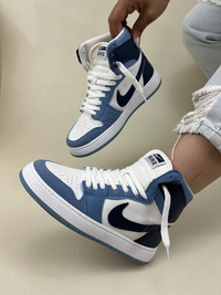 کتونی ساقدار زنانه نایک جردن 1 nike jordan1 کد 912
