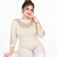 بافت زنانه گپ مجلسی نگین دار ترک کد 67