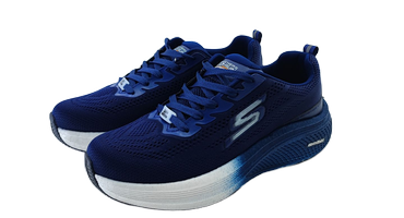 کفش اسپرت مردانه بزرگ‌پا تمام وارداتی برند اسکچرز skechers سرمه‌ای