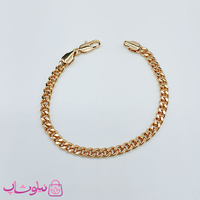 خرید  دستبند ژوپینگ کارتیه طلایی طول 19 سانت و عرض 5 میل 