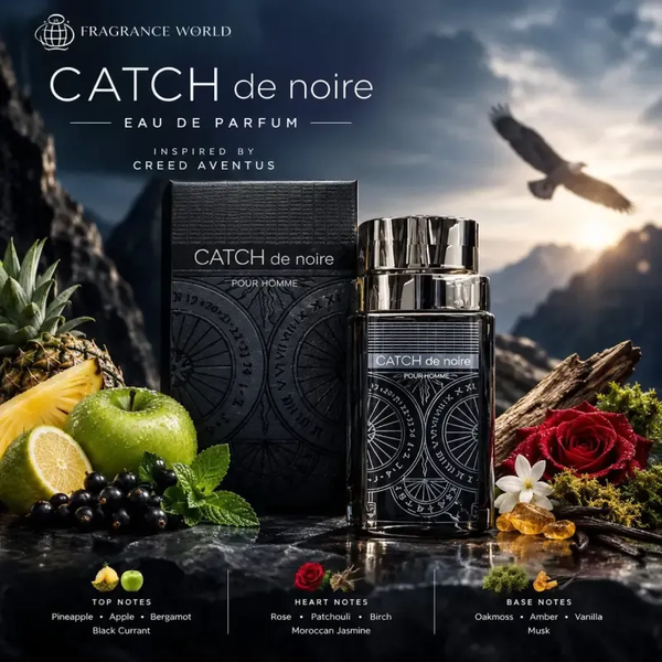 خرید عطر ادکلن مردانه فرگرنس ورد کچ د نویر حجم 100 میل ادوپرفیوم 